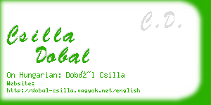 csilla dobal business card